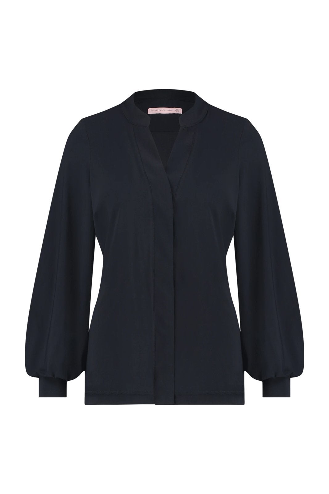 Studio anneloes moon blouse XXL zwart travelstof, Zwart, Maat 46/48 (XL) of groter, Ophalen of Verzenden, Zo goed als nieuw