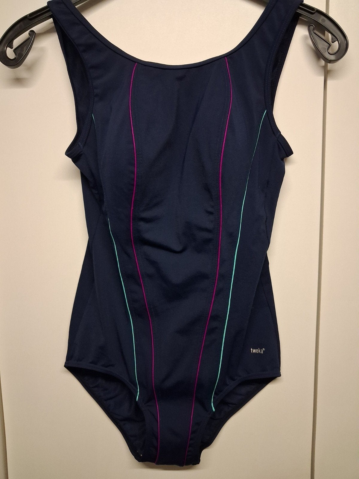 Tweka badpak maat 40, donkerblauw, zo goed als nieuw, Blauw, Badpak, Ophalen of Verzenden, Zo goed als nieuw
