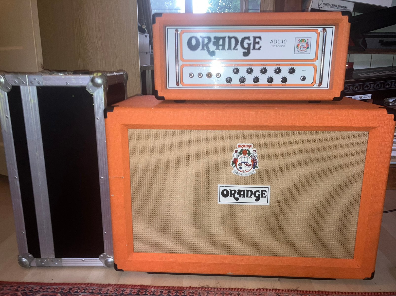 Orange AD140 Twin Channel (Mint!) + PPC212 Cabinet, Muziek en Instrumenten, Versterkers | Bas en Gitaar, Ophalen, Gebruikt, Gitaar