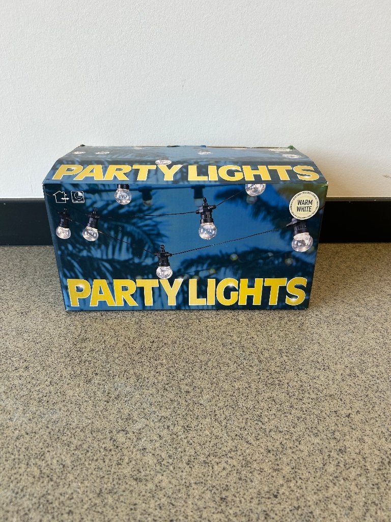 Party light 20 x 3 led warm wit werkt met batterij, Kunststof, Minder dan 50 watt, Overige typen, Batterij