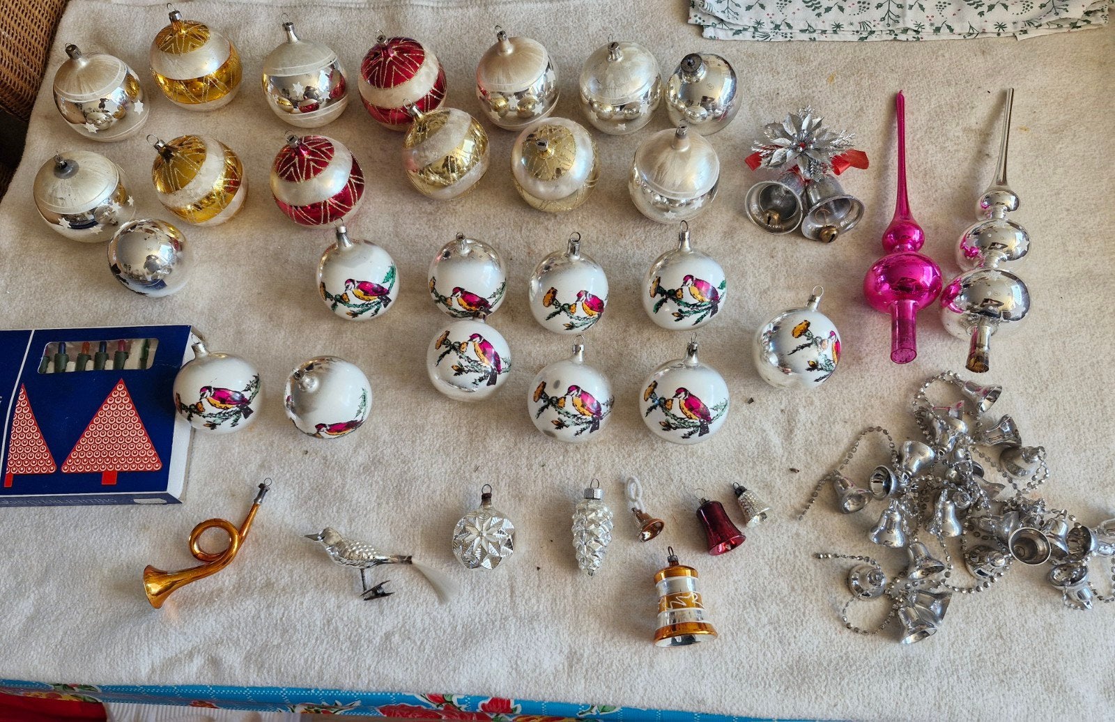 Prachtige verzameling antieke kerstballen. Verschillende, Ophalen of Verzenden
