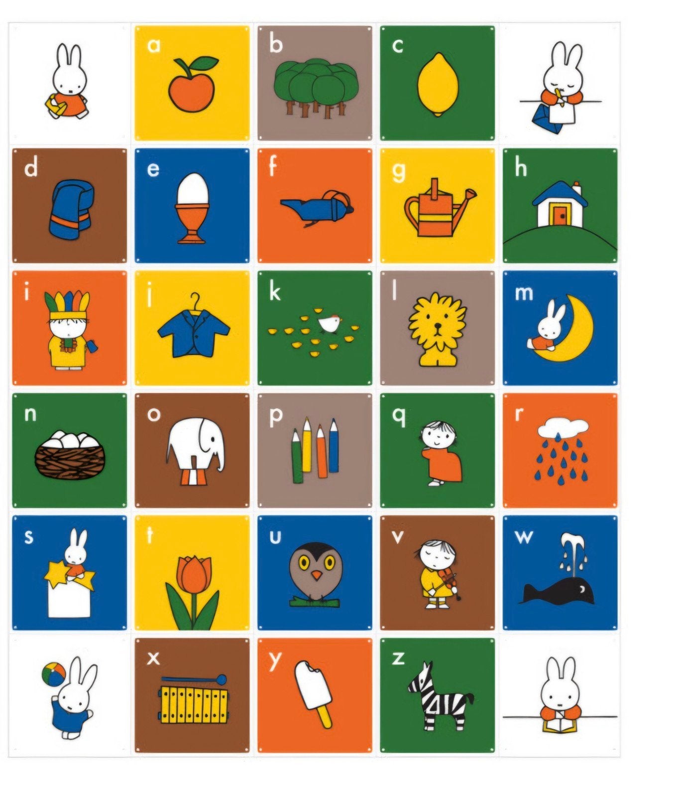 Nijntje Alfabet poster- Educatief Speelgoed, Ophalen of Verzenden, Zo goed als nieuw
