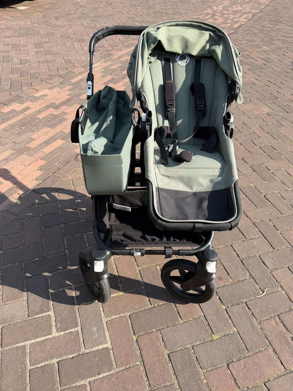 Buggaboo donkey 5 forest green (duo), Ophalen, Gebruikt, Kinderwagen of Buggy