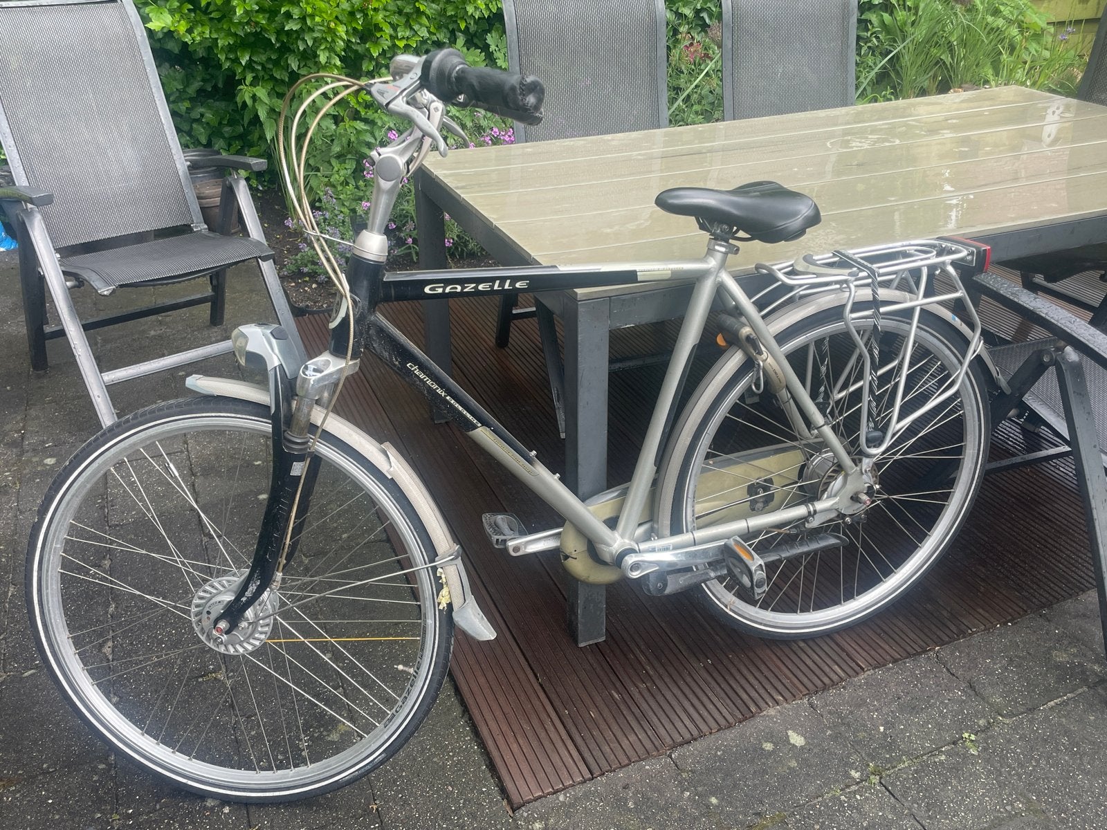 Gazelle herenfiets, Ophalen, Gebruikt, Velgrem, Versnellingen