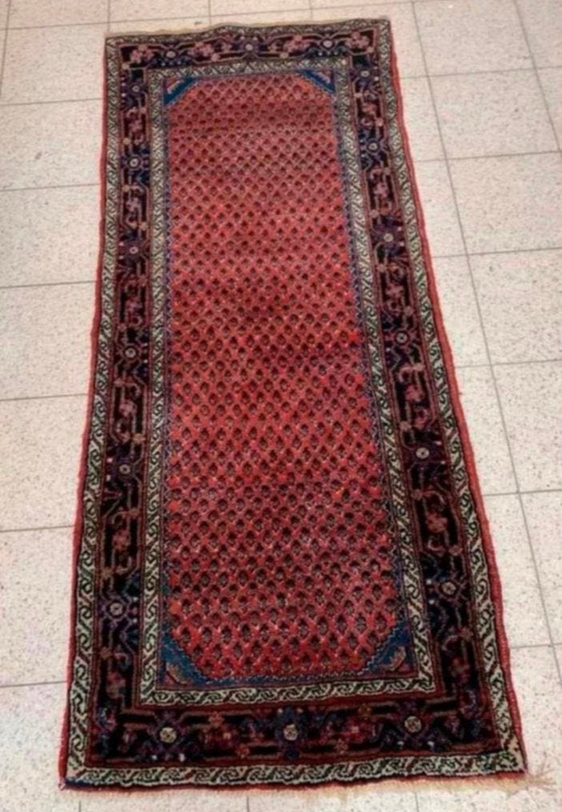 Turkmeens loper vintage Perzisch tapijt Afghaans loper tapij, Huis en Inrichting, Stoffering | Tapijten en Kleden, Ophalen of Verzenden