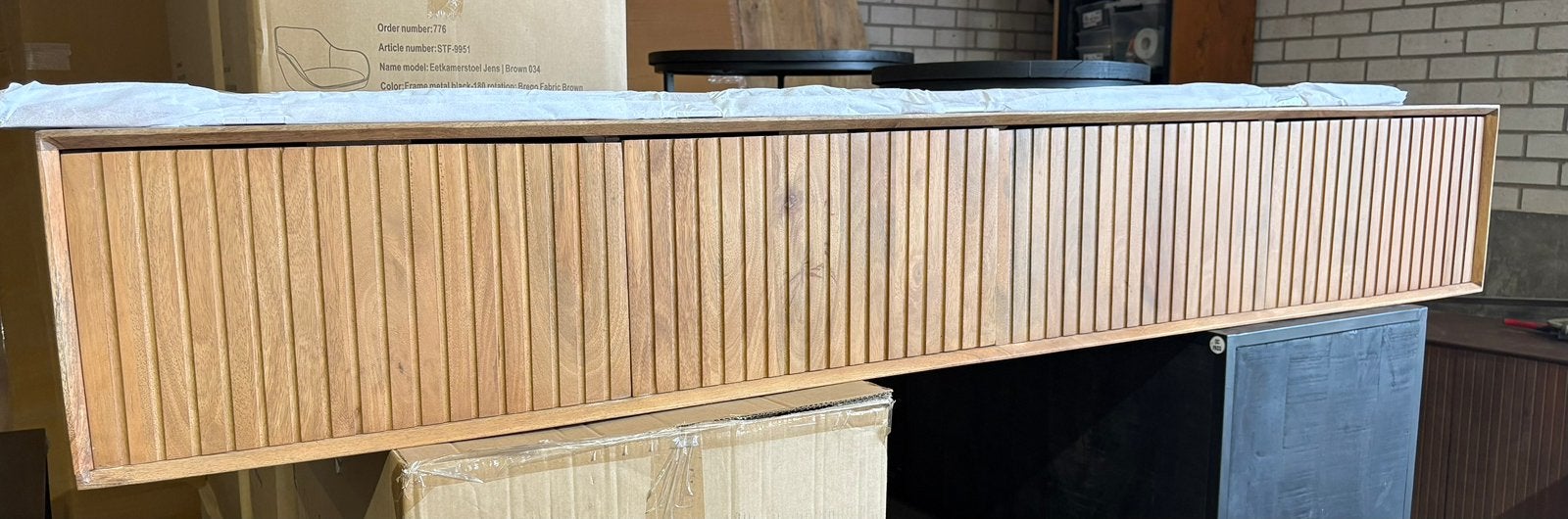 ZWEVEND TV-MEUBEL 200 CM – NU €175!, Huis en Inrichting, Kasten | Televisiemeubels, Ophalen, 150 tot 200 cm, Nieuw, Minder dan 100 cm