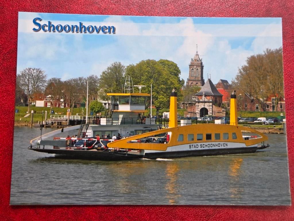 Schoonhoven Veerpont Stad Schoonhoven, Ophalen of Verzenden, Voor 1920, Zuid-Holland