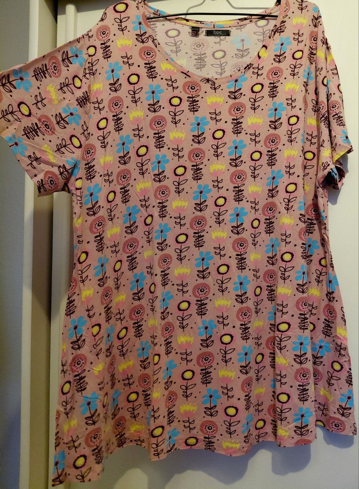 BPC Bonprix Collection Longshirt met Bloemenprint - Soepele, Ophalen of Verzenden, Zo goed als nieuw