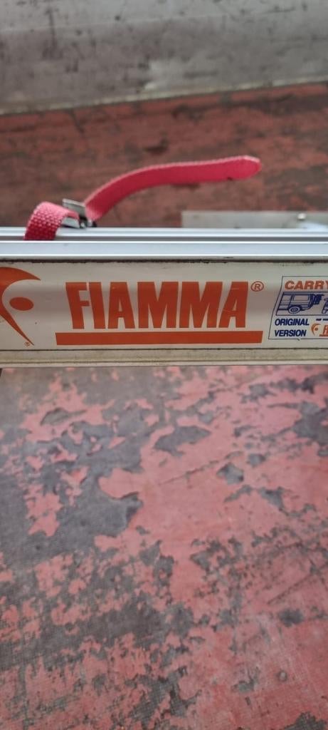 Fiamma Achterklepdrager voor 2 fietsen, Ophalen, 2 fietsen, Gebruikt, Achterklepdrager