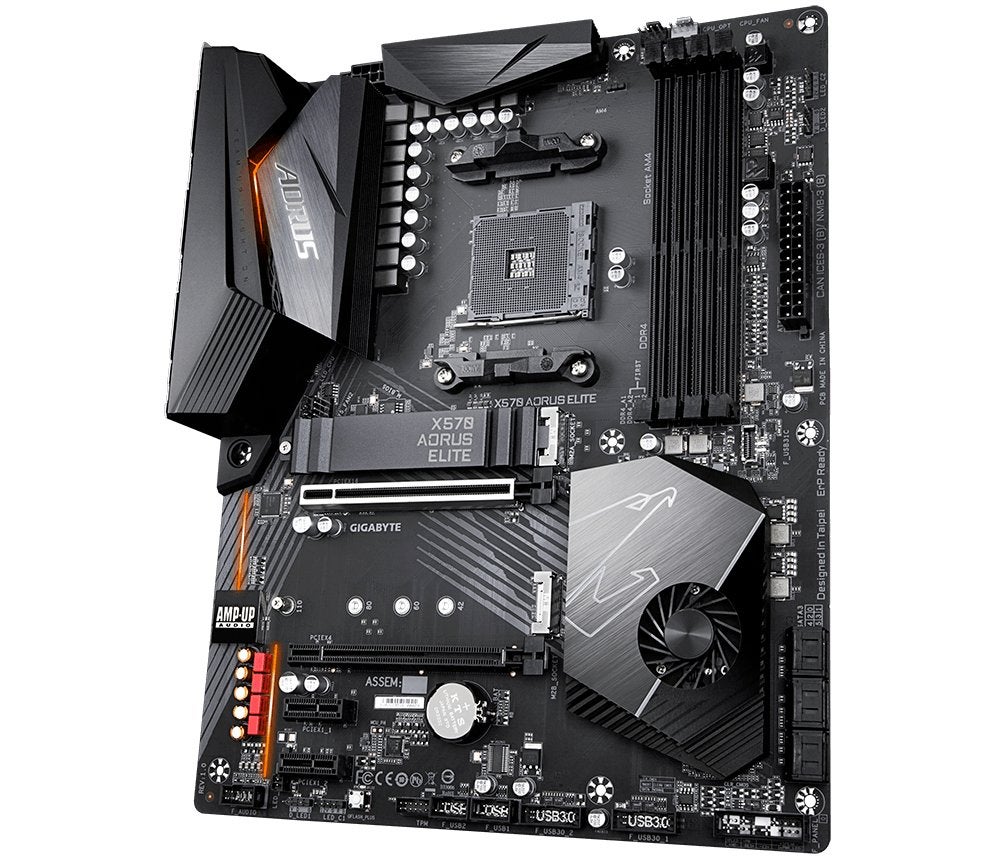Gigabyte X570 AORUS ELITE, Computers en Software, Moederborden, DDR4, Ophalen of Verzenden, Zo goed als nieuw, Socket AM4
