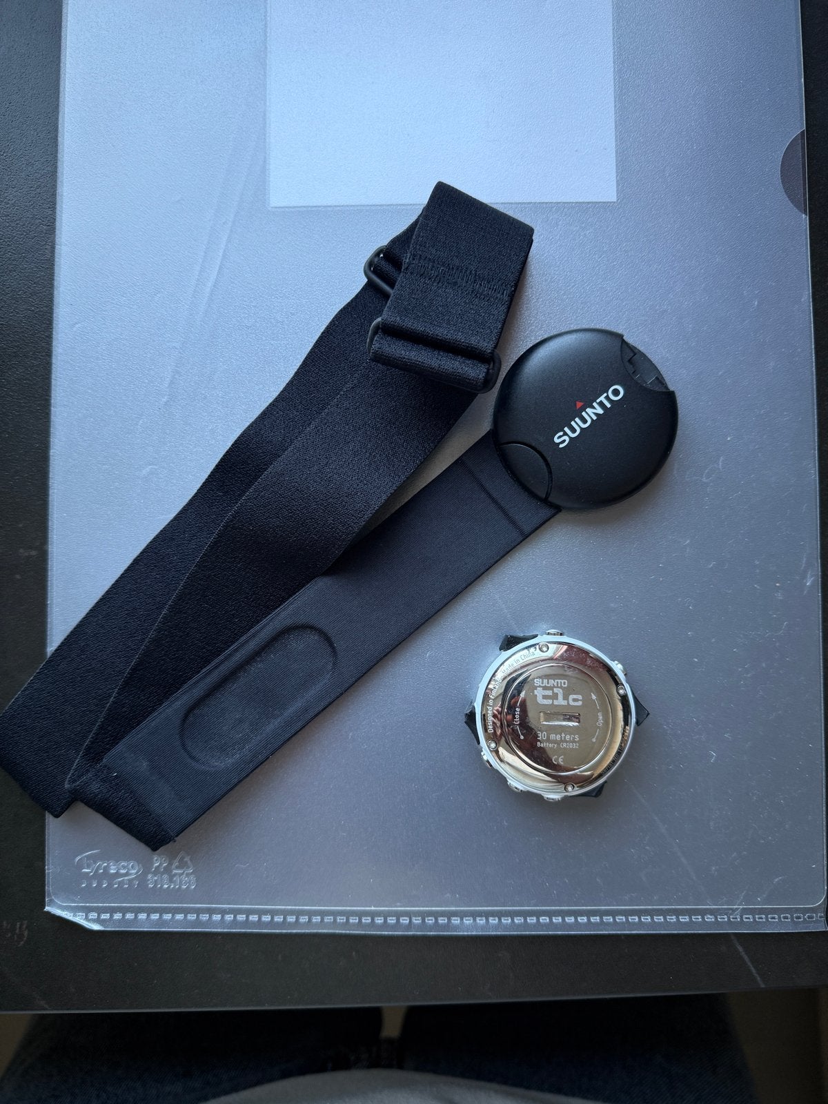Suunto t1c hartslagmeter met borstband, Ophalen of Verzenden, Gebruikt, Suunto, Met borstriem