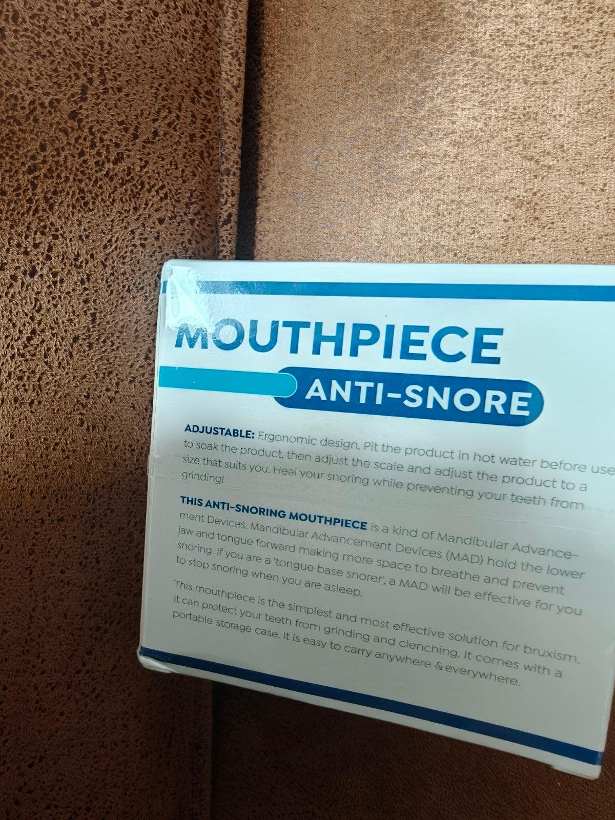 Anti-snurk mondstuk - Slaap beter en voorkom tandenknarsen, Ophalen of Verzenden, Nieuw, Overige typen