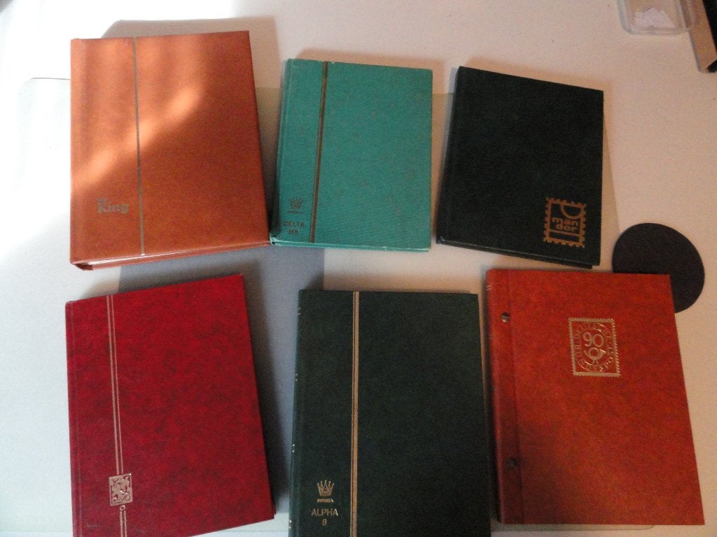 K122   6 stockboeken ( leeg) A5 formaat, Postzegels en Munten, Ophalen of Verzenden, Verzamelalbum