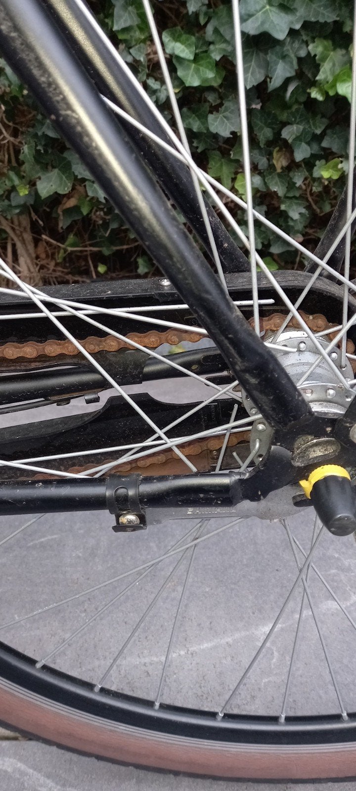 Foto 6 van Cortego transportfiets - Zwart, met voor- en achterdrager
