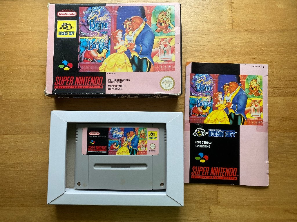 Beauty & the beast snes FAH, Spelcomputers en Games, Avontuur en Actie, 1 speler, Ophalen of Verzenden, Zo goed als nieuw