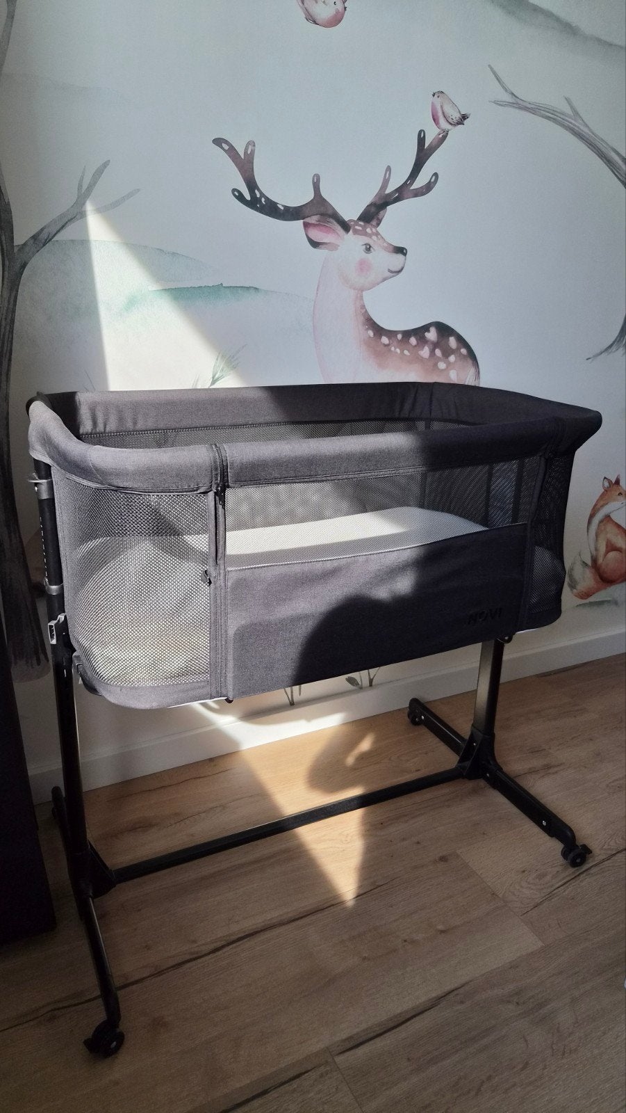 Novi Co-Sleeper - anti reflux functie - matras + beddengoed, Ophalen, Gebruikt, Wieg