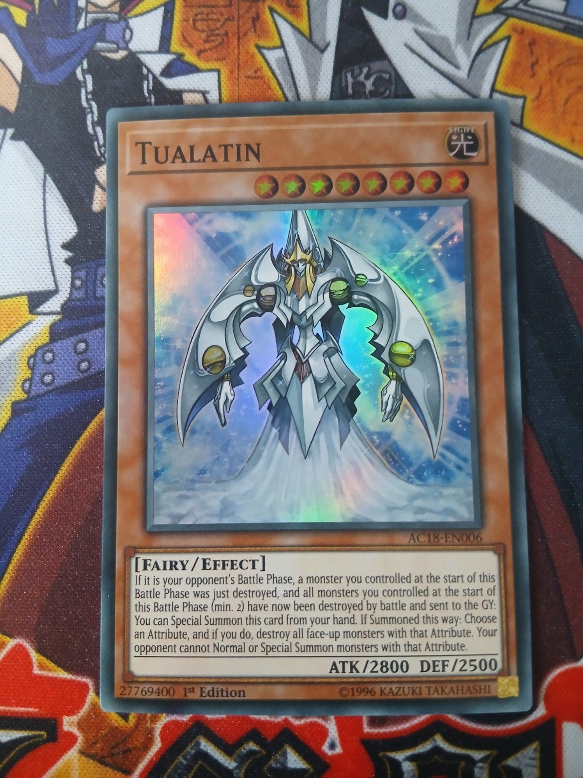 Tualatin - Super Rare AC18 Advent Calendar 2018 Promo YGO, Ophalen of Verzenden, Zo goed als nieuw, Foil