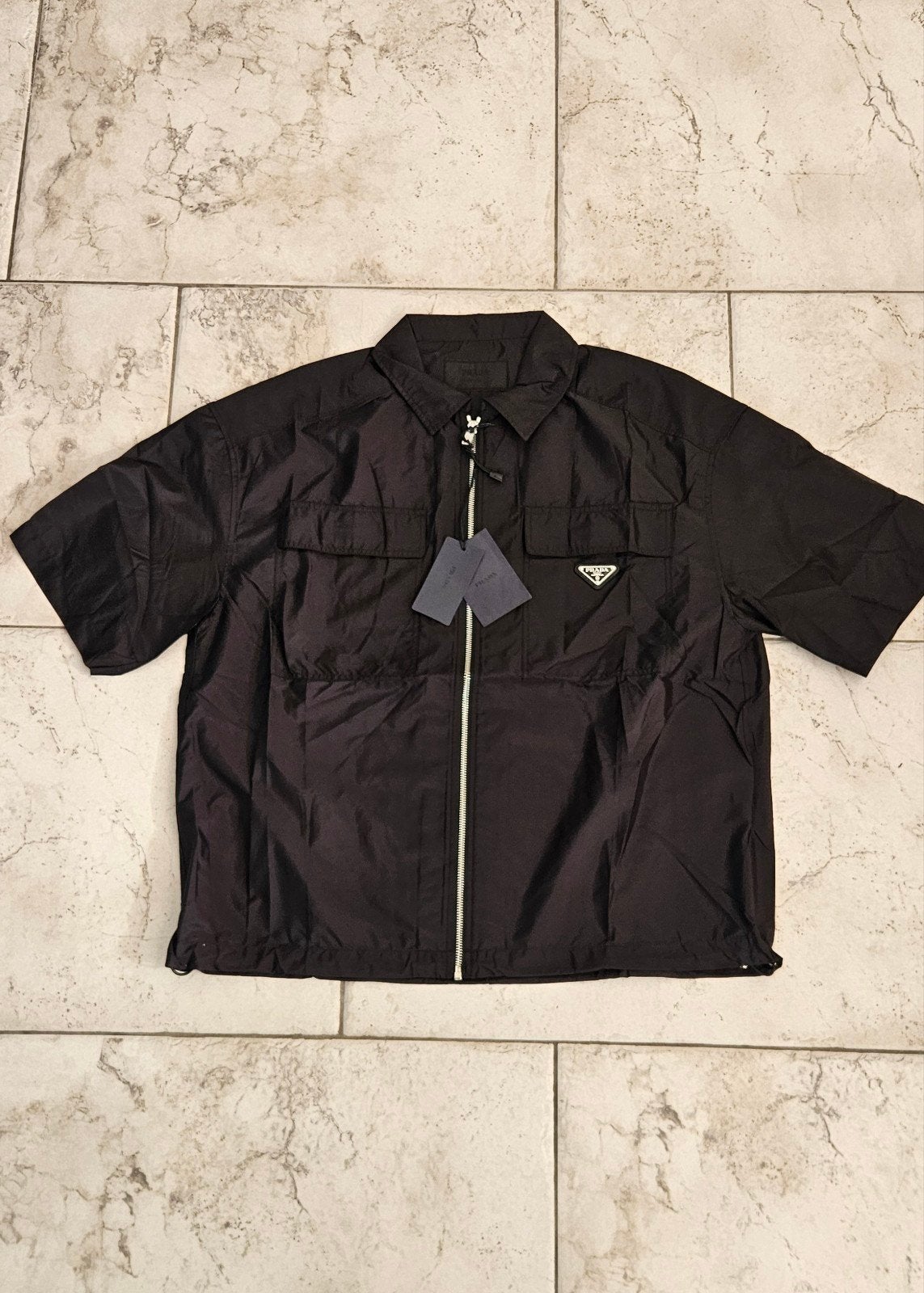 Prada vest L - incl. RFID & NFC + tags & tasje, Kleding | Heren, Jassen | Zomer, Maat 52/54 (L), Zwart, Nieuw, Ophalen of Verzenden