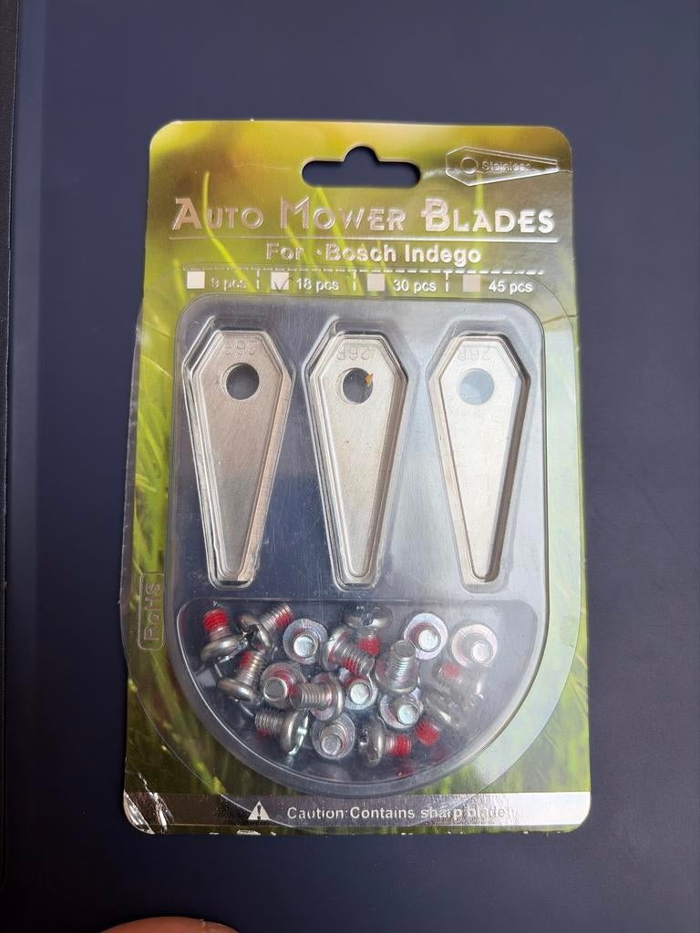 Auto Mower Blades voor Bosch Indego - Nieuw, Ophalen of Verzenden, Nieuw