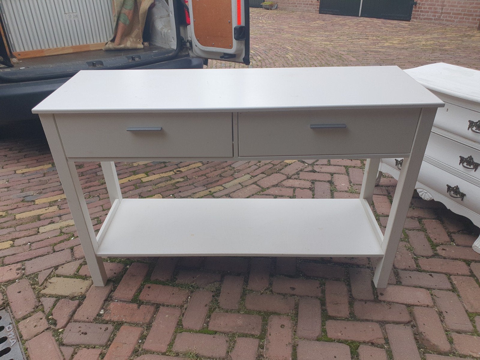 sidetable, Ophalen, Gebruikt, 100 tot 150 cm, 25 tot 50 cm