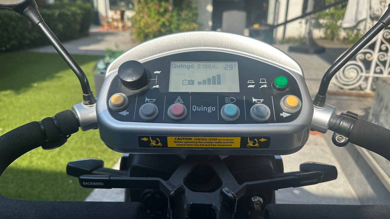 Quingo scootmobiel., Gebruikt, 16 t/m 25 km, Ophalen of Verzenden, Quingo