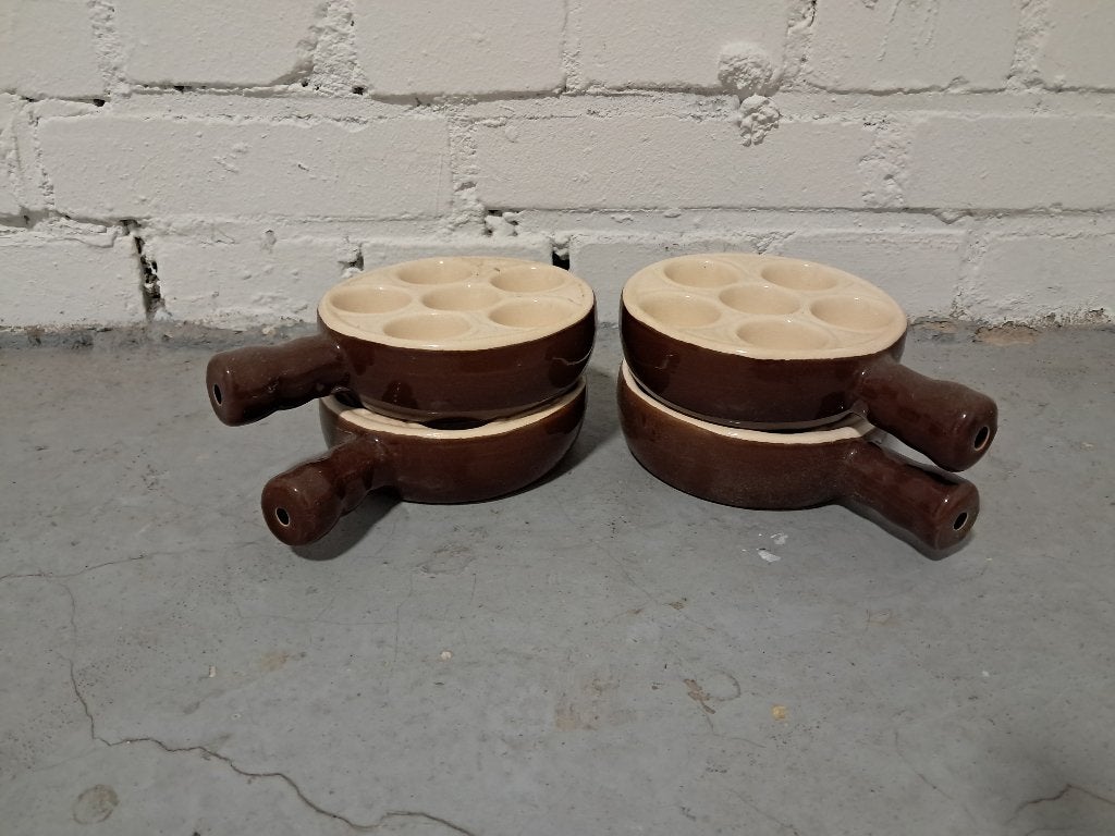 slakken schalen, Ophalen of Verzenden, Gebruikt, Overige materialen, Bruin