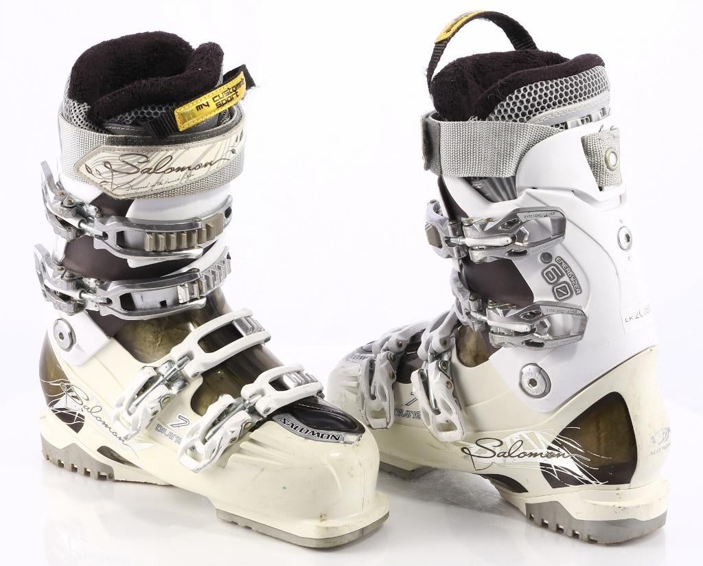 38 38,5 EU dames skischoenen SALOMON DIVINE RS 7, 160 tot 180 cm, Gebruikt, Schoenen, Carve