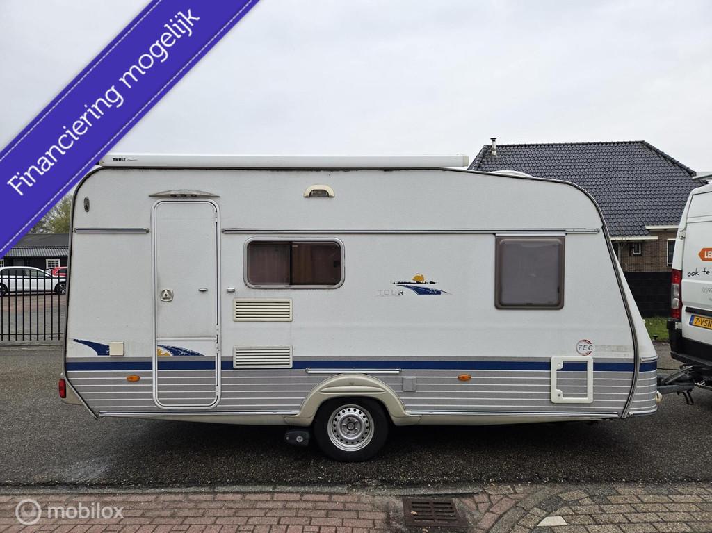 Tec 450 douche luifel voortent mover inruil mogelijk, Caravans en Kamperen, Caravans, Bedrijf, 750 - 1000 kg, Rondzit, T.E.C.