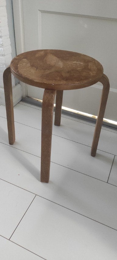 Vintage kruk Ikea Frosta, Ophalen of Verzenden, Gebruikt, Hout