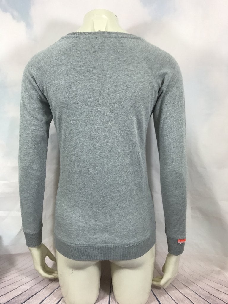 Superdry grijze trui maat XS (1C5), Tweedehands verkoop, Tweedehands verkoop, Ophalen of Verzenden, Maat 34 (XS) of kleiner