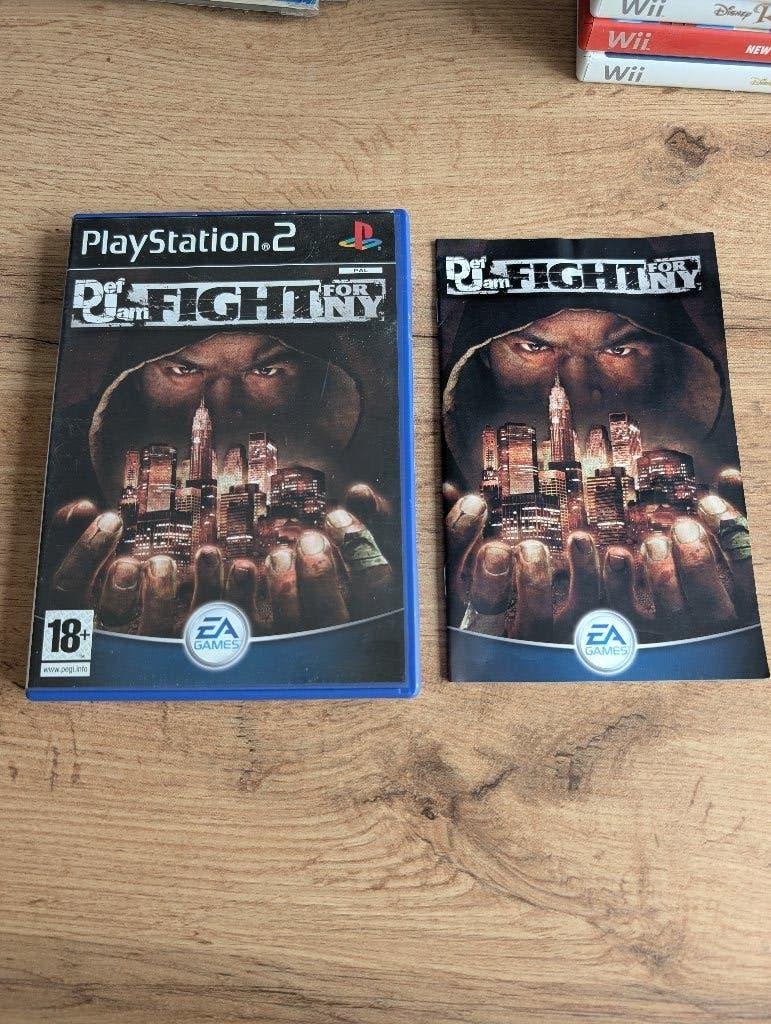 Def jam fight for NY PS2 (case / manual only), Vanaf 18 jaar, Vechten, 2 spelers, Ophalen of Verzenden