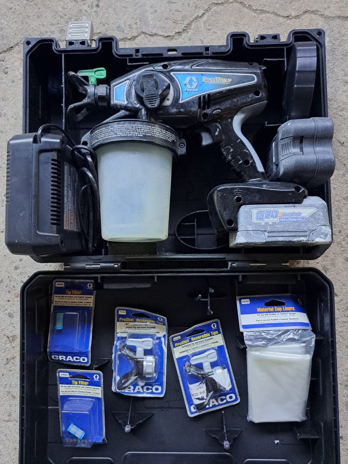 Graco Easymax FF hand spuit pistool, Doe-het-zelf en Verbouw, Ophalen of Verzenden, Gebruikt, Verfspuit of Verfpomp