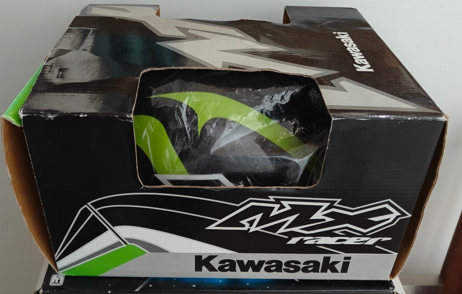 Kawasaki MX Racer helm (freestyle), Ophalen of Verzenden, Zo goed als nieuw