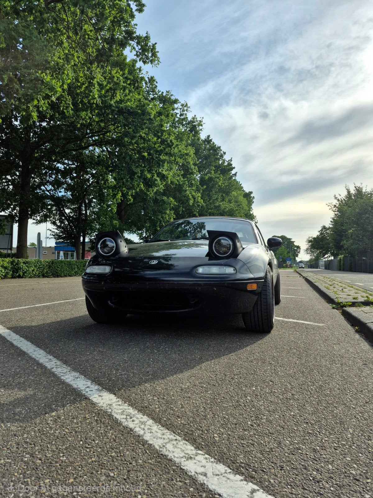 Mazda MX-5 1.6 Miata U9 1993 Zwart, Achterwielaandrijving, 4 cilinders, Cabriolet, Zwart