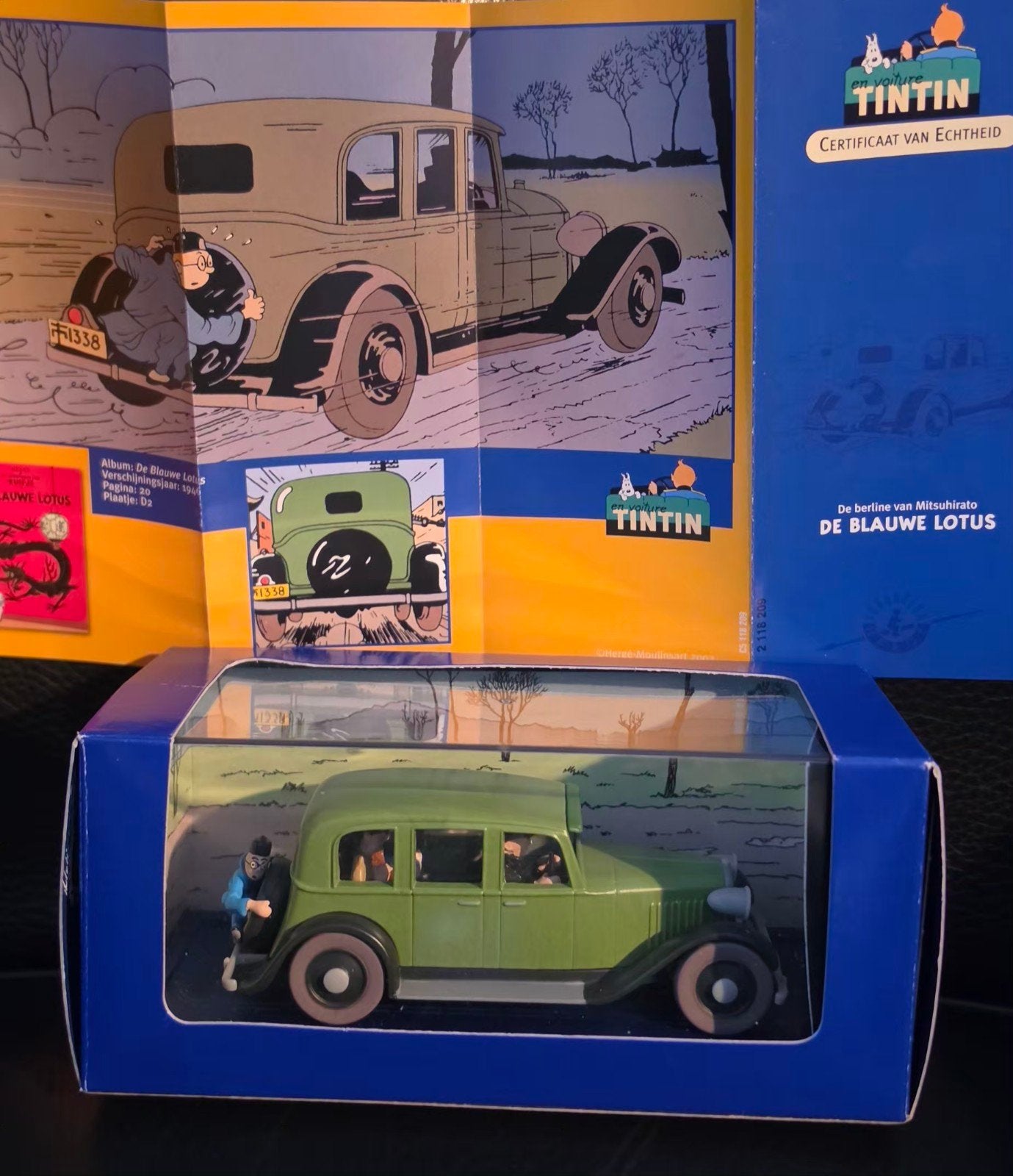 Tintin Mitsuhirato Limousine De Blauwe Lotus, Verzamelen, Ophalen of Verzenden, Nieuw