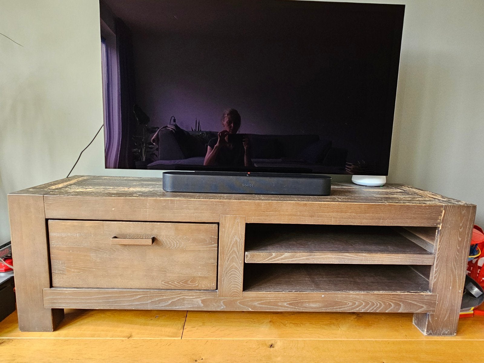 Televisiemeubel Henders & Hazel, Ophalen, 25 tot 50 cm, Minder dan 100 cm