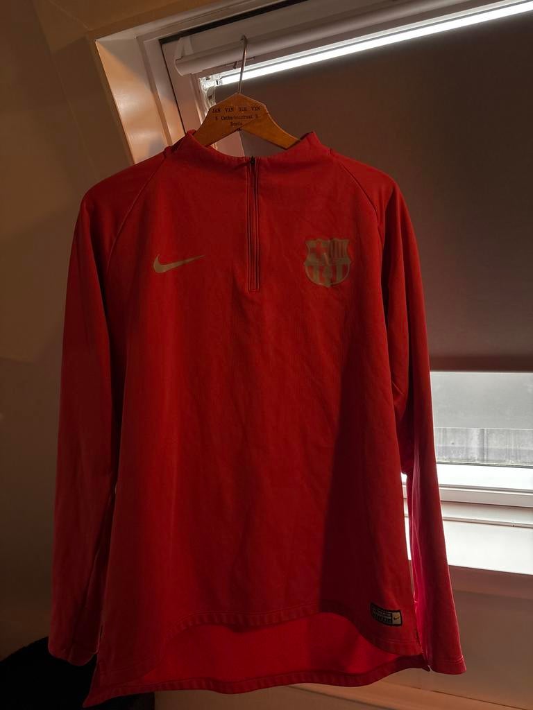 Barcelona sport shirt, Maat L, Ophalen of Verzenden, Gebruikt, Shirt