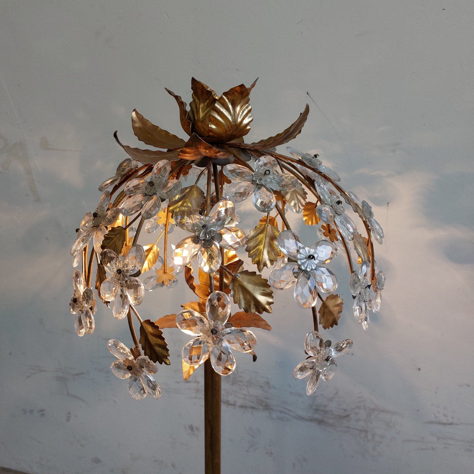 1960's Italiaanse vloerlamp Firenze, Ophalen, Overige materialen, Gebruikt, 100 tot 150 cm