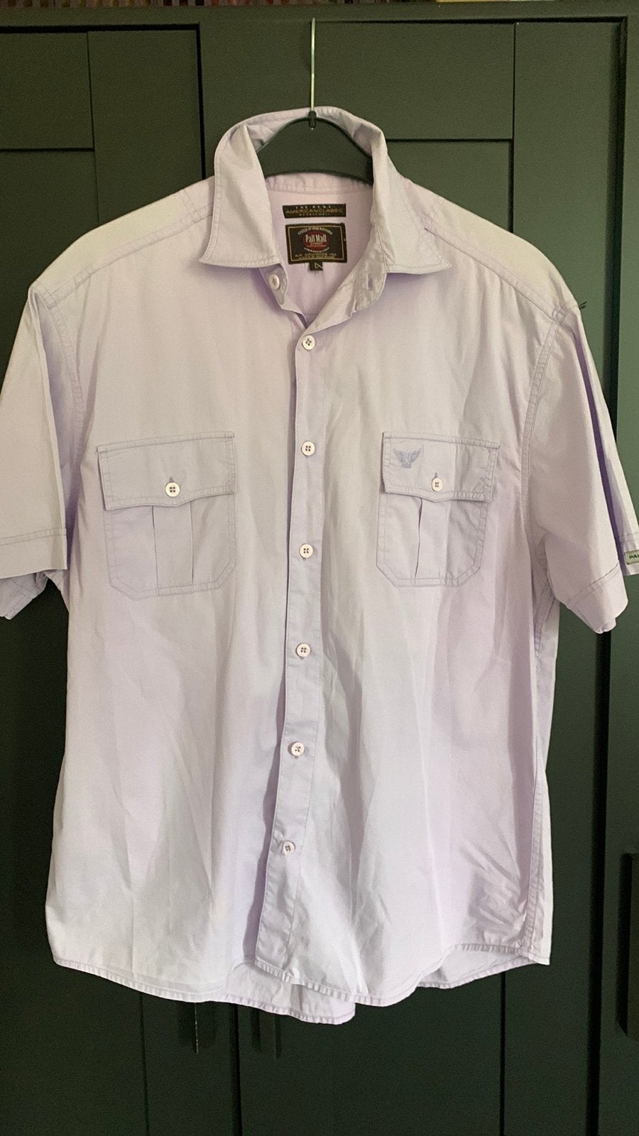 Pall Mall overhemd lila korte mouw maat L, Kleding | Heren, Overhemden, Ophalen of Verzenden, Zo goed als nieuw, Paars, Halswijdte 41/42 (L)