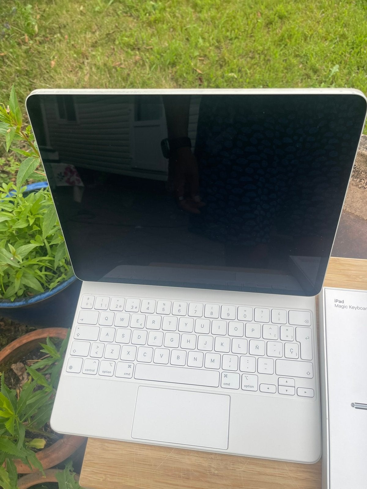 iPad Pro 12.9" (4e) 256GB Z.G.A.N met Apple Magic Keyboard, Computers en Software, Apple iPads, 12 inch, Ophalen of Verzenden