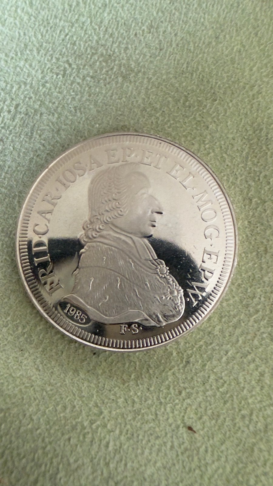 Aurea Moguntia Ducat Of The City Of Mainz 1795, Verzenden, Zilver
