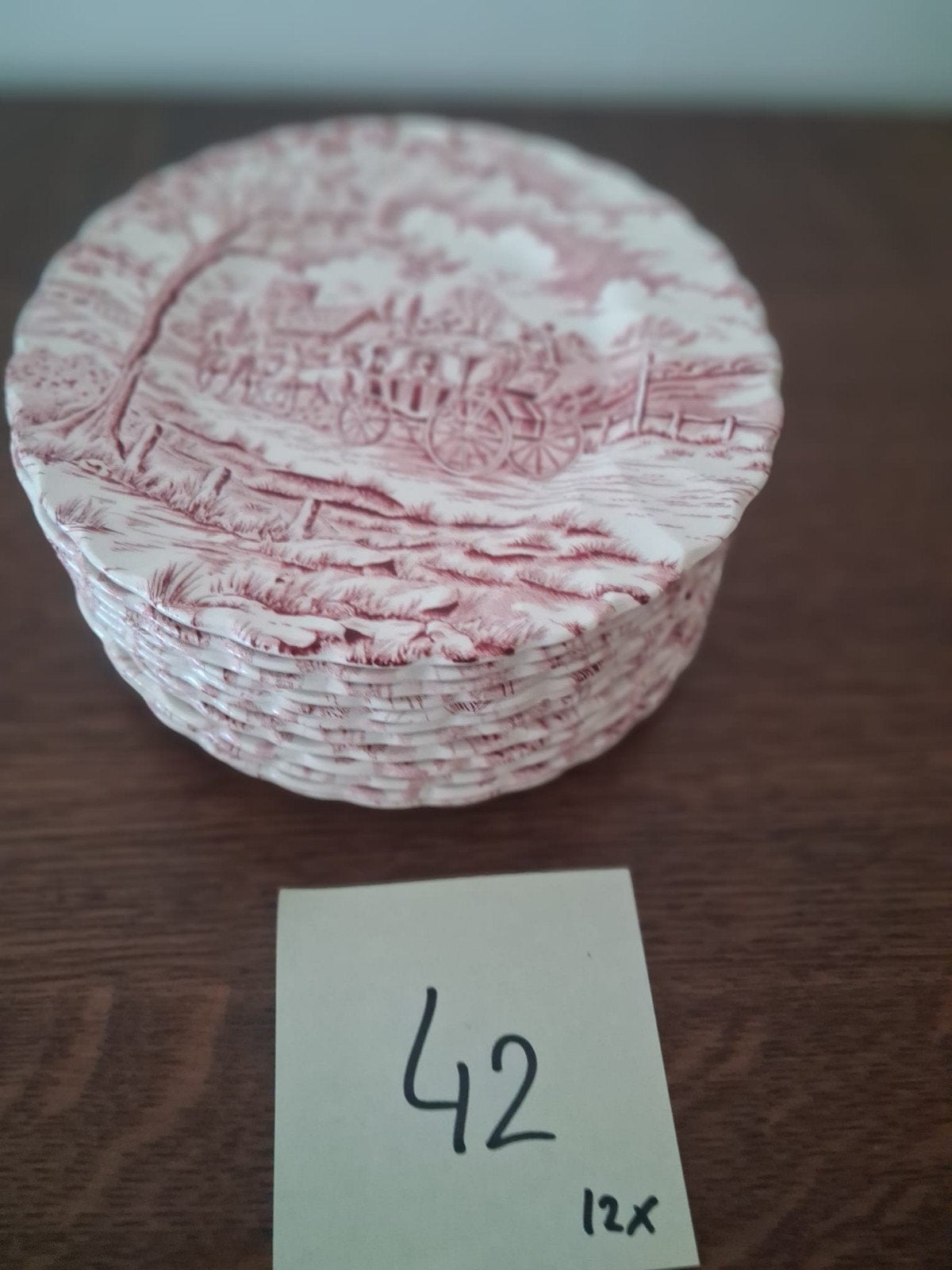 Myott Royal Mail Staffordshire Ware borden (12 stuks), Ophalen of Verzenden
