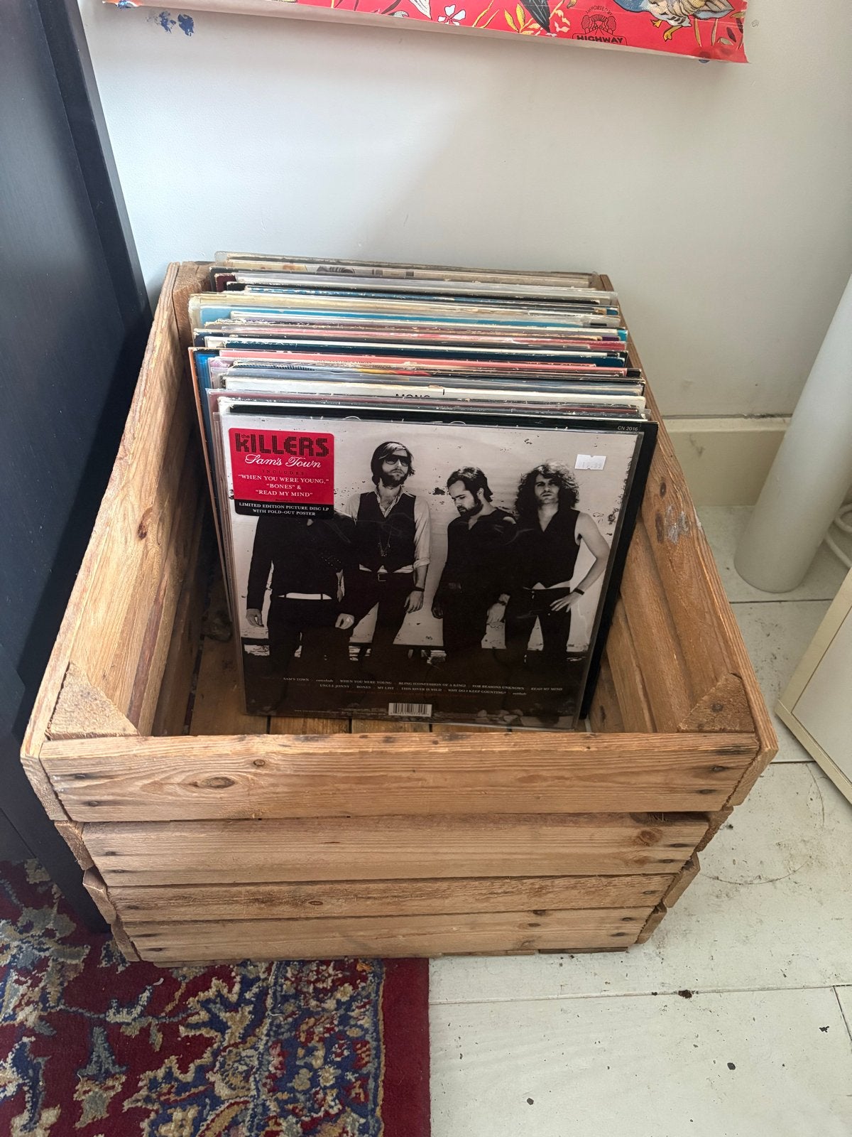 2x wooden crates, Ophalen