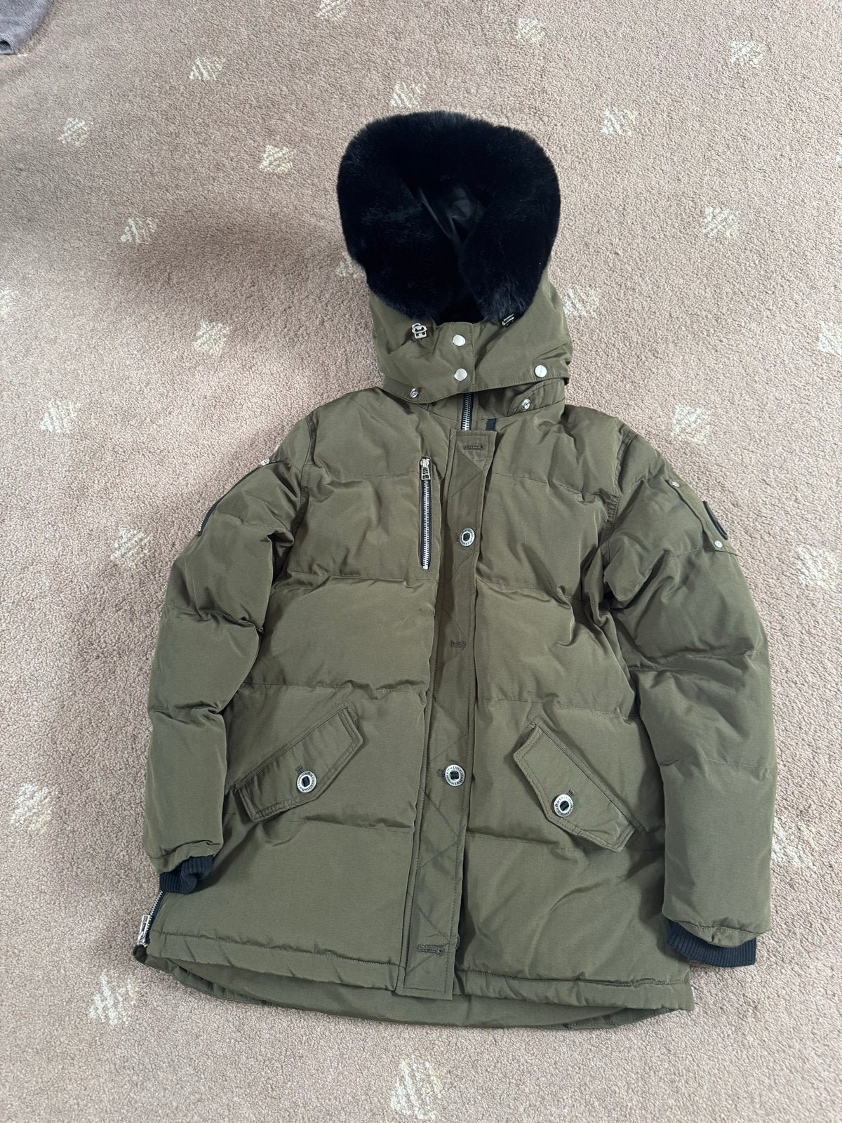 Moose Knuckles Winterjas Maat S - Zo goed als nieuw, Ophalen of Verzenden, Zo goed als nieuw, Maat 46 (S) of kleiner, Groen