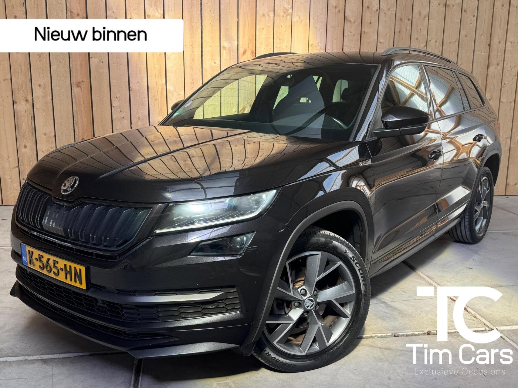 Skoda Kodiaq 1.5 TSI Sportline Business Automaat | Apple Car, Auto's, Euro 6, 4 cilinders, 150 pk, 1481 kg