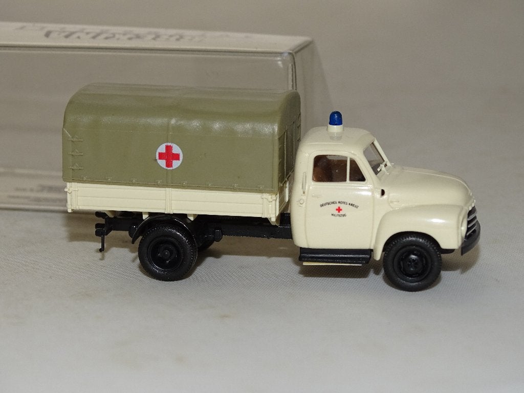 1/87 Brekina Opel Blitz Rode Kruis, Ophalen of Verzenden, Nieuw, Bus of Vrachtwagen, Brekina