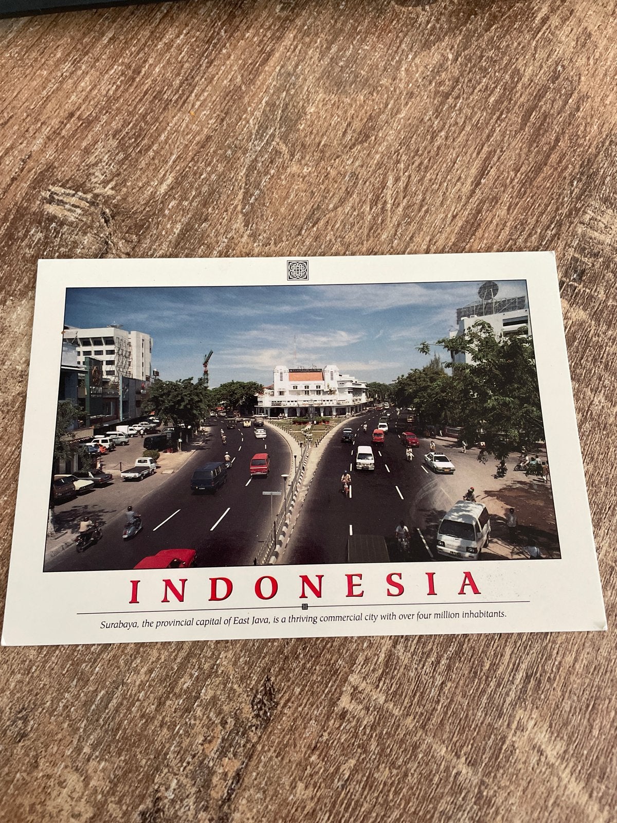 Ansichtkaart Indonesië - Surabaya, Oost-Java, Verzamelen, Ophalen of Verzenden, 1980 tot heden, Ongelopen, Buiten Europa