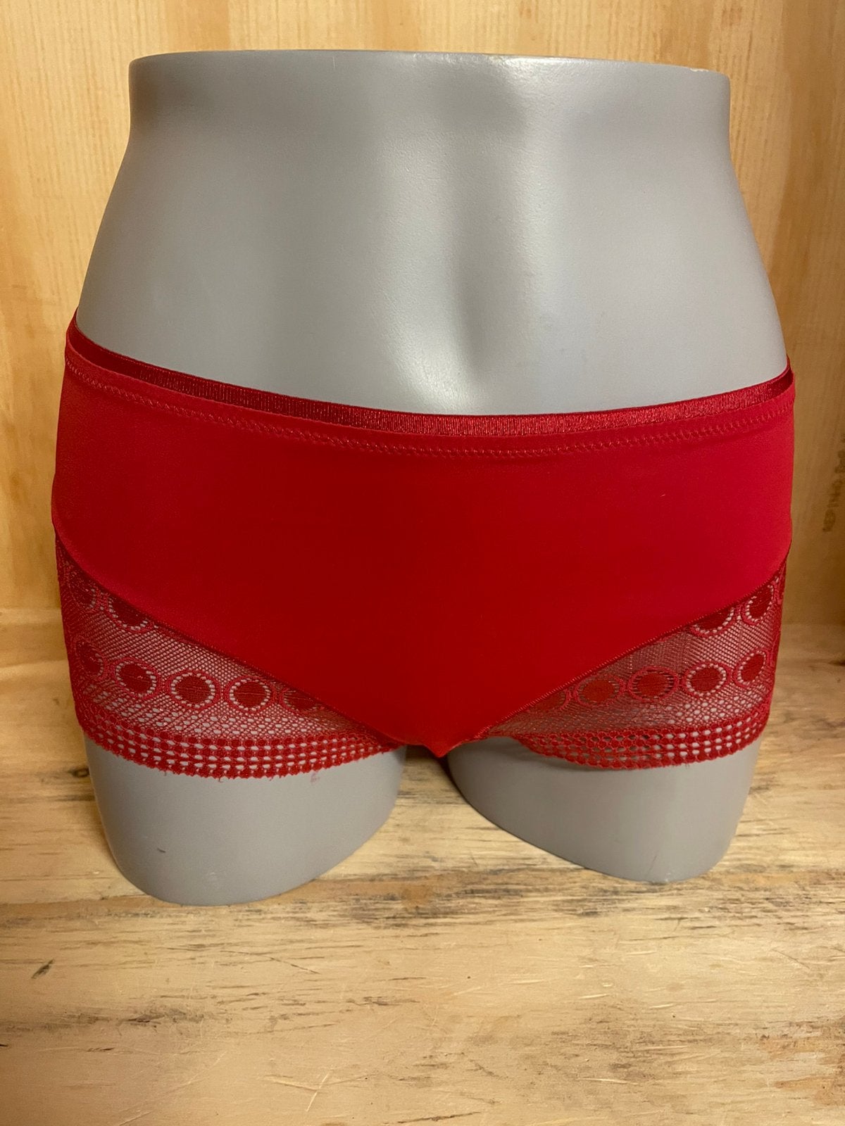 Dacapo panty maat 42 model samba, Verzenden, Rood, Broekje of Short