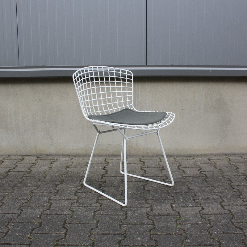 Vintage Bertoia Chair model 420 (set van 2) | Knoll |, Ophalen, Gebruikt, Twee, Wit
