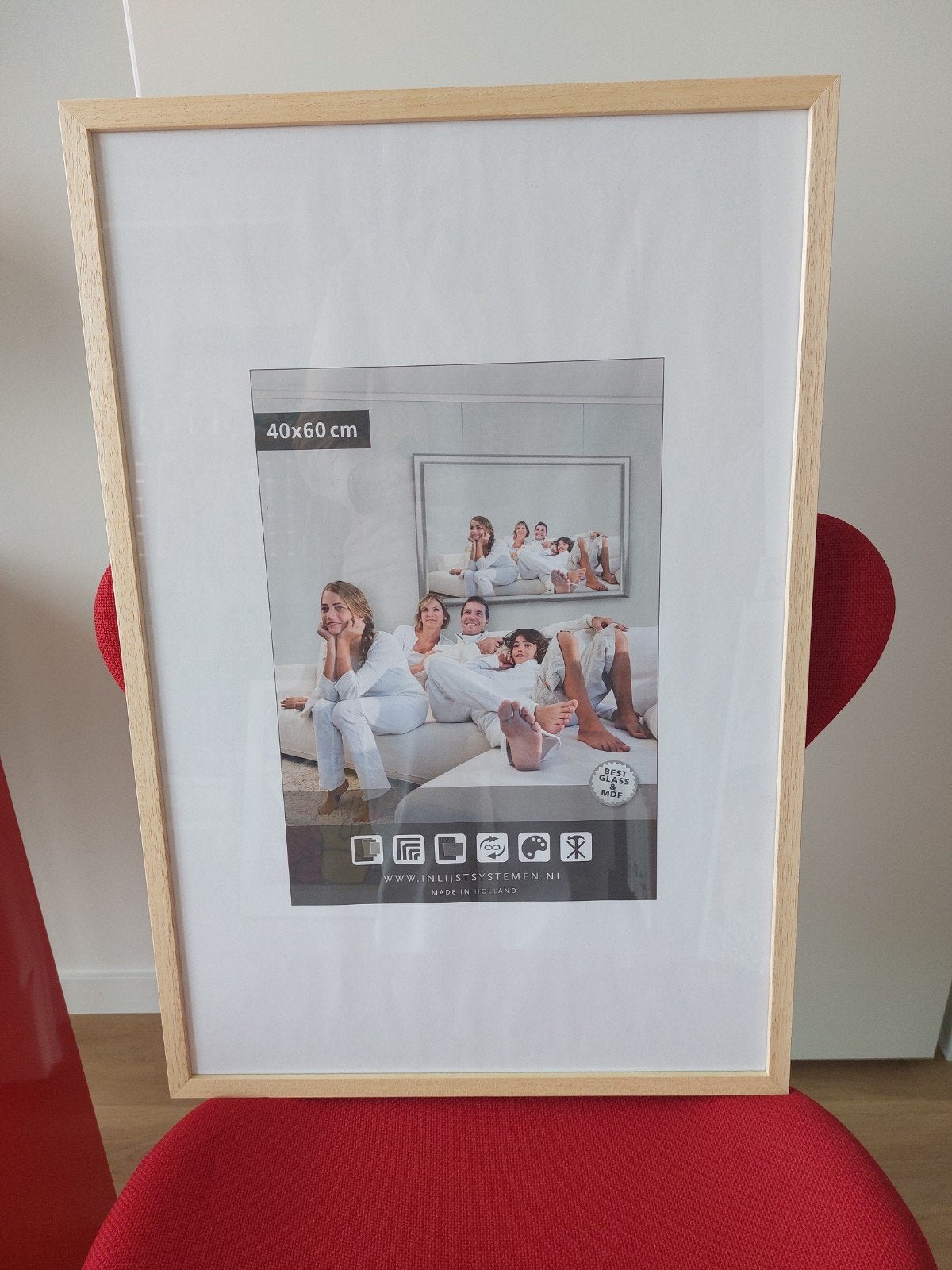 Blank houten wissellijst,  40 x 60 cm, Ophalen, Nieuw, Minder dan 50 cm, 50 tot 75 cm